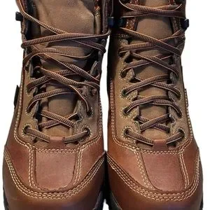 Shoes | Hytest Safety Boots Size 8 M Steel Toe Lace Up Brown  display picture 1